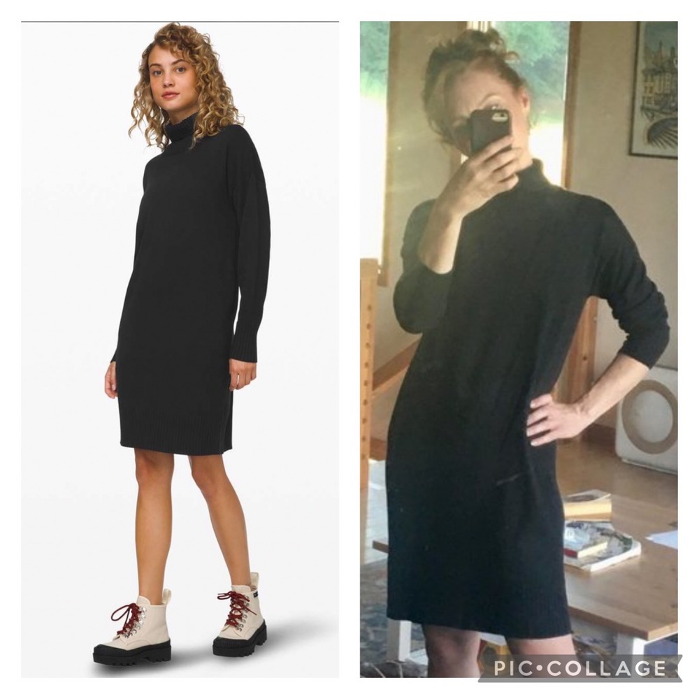Lululemon turtleneck sweater dress